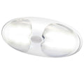 Hella Marine DuraLED 12 White LED interior exterior lamp with white housing and bush mount