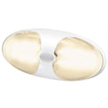 Hella Marine DuraLED 12 warm white LED interior exterior lamp white housing surface mount IP67