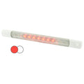 Hella Marine surface mount LED strip light with white and red LEDs and integrated waterproof switch