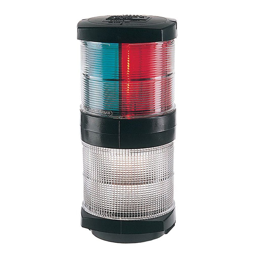 Hella Marine black tri-color and anchor navigation light 2nm incandescent 12V mast mount