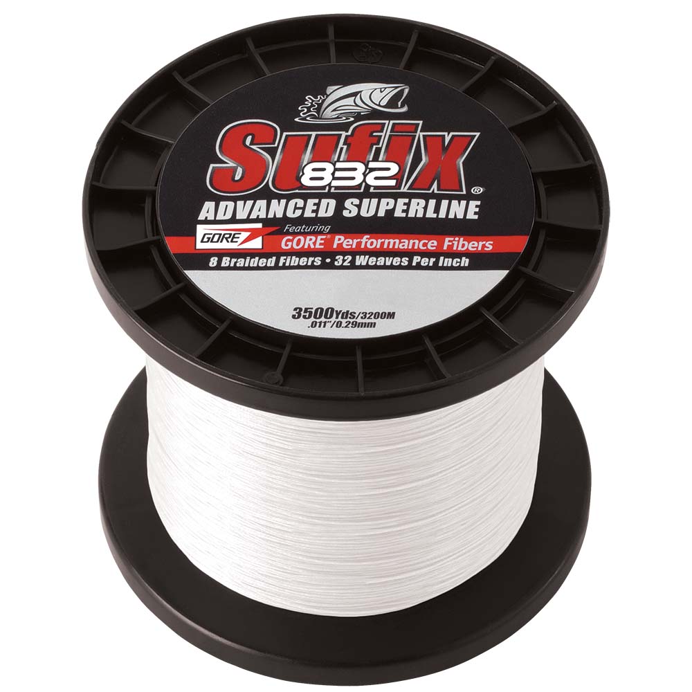 Sufix 832 Advanced Superline Braid Ghost 3500 yards spool