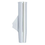 Tigress 10 inch weld-on aluminum flared rod holder with blade, 1-7/8 inch ID