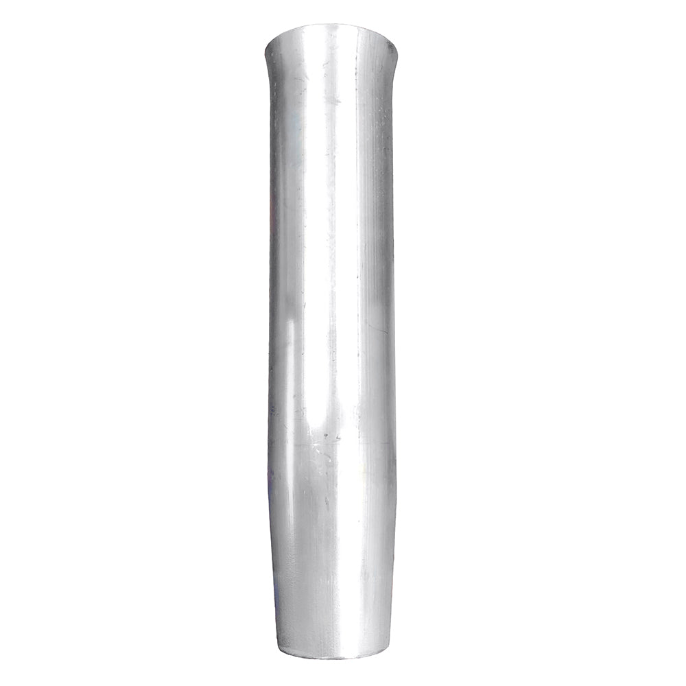 Tigress 10-inch weld-on aluminum flared rod holder mill finished no blade 1-7/8 inch ID