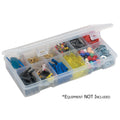Plano Adjustable StowAway 3400 transparent utility tackle box with 6 dividers