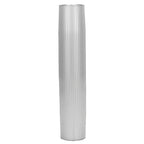TACO Marine aluminum ribbed table pedestal 2-3/8 inch OD satin anodized finish