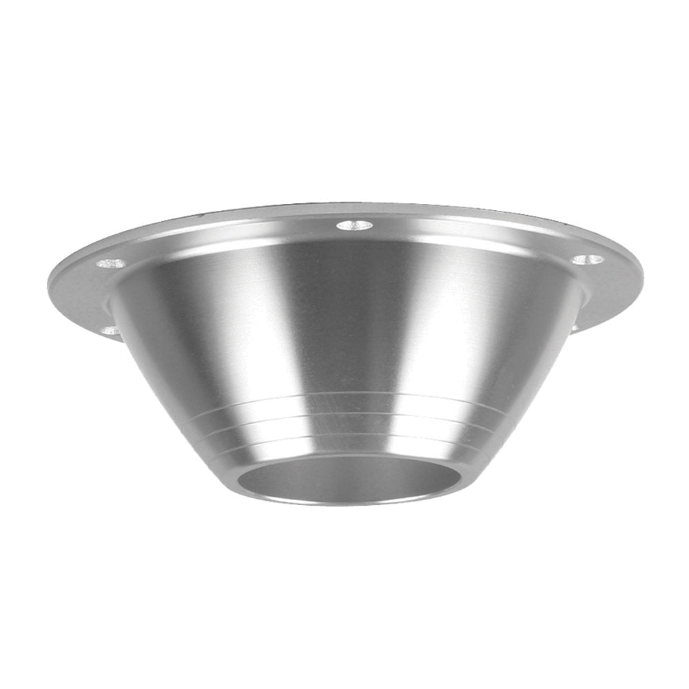 TACO Marine brite anodized aluminum surface mount table support for 2-3/8 inch pedestals with 7-inch base diameter