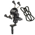 RAM Mount Fork Stem Mount w/Short Double Socket Arm & Universal X-Grip® Cell/iPhone Cradle