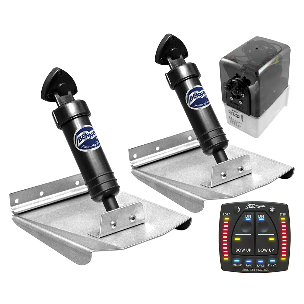 Bennett M80ATP 8x10 Sport Tab System with Auto Trim Pro hydraulic trim tabs and power unit