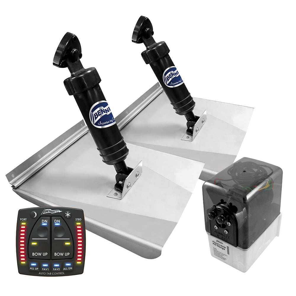 Bennett M120ATP 10x12 Sport Hydraulic Trim Tab System with Auto Trim Pro controller