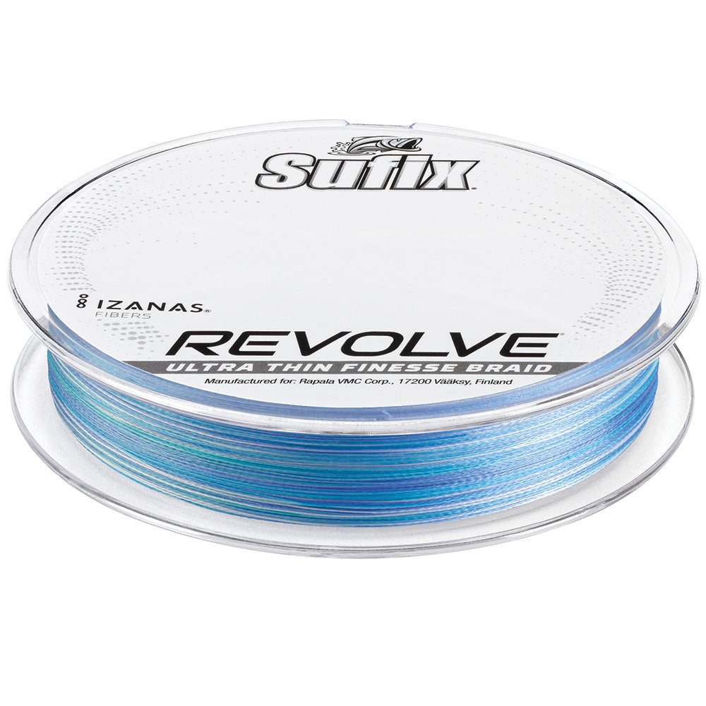 Sufix Revolve Braid Coastal Camo 200-yard spool for spinning and BFS finesse fishing applications