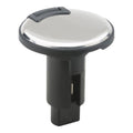 Attwood LightArmor 3-pin stainless steel round plug-in light base for Attwood pole lights