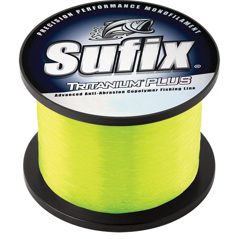 Sufix Tritanum Plus 50lb Chartreuse Copolymer Monofilament 315 yd Spool