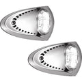 Attwood stainless steel white LED surface mount docking lights pair
