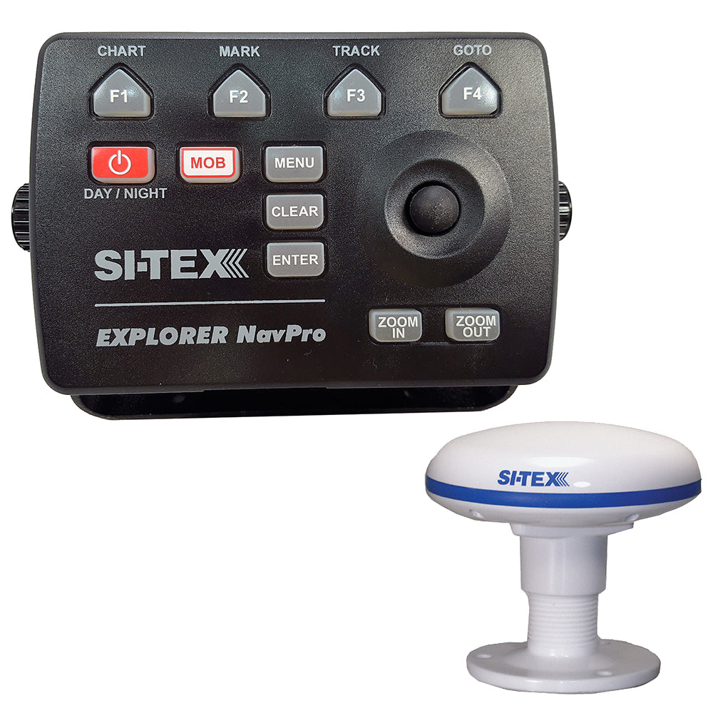 SI-TEX Explorer NavPro electronic charting control unit with Wi-Fi and GPK-11 GPS antenna