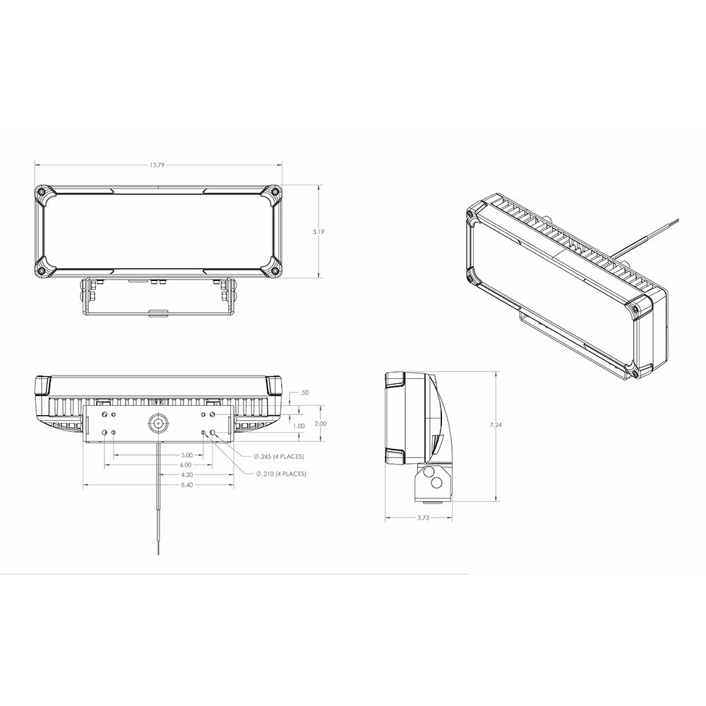 Lumitec Maxillume tr150 LED Flood Light