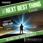 EcoGear FX TK2000 USB Rechargeable LED Tactical Flashlight