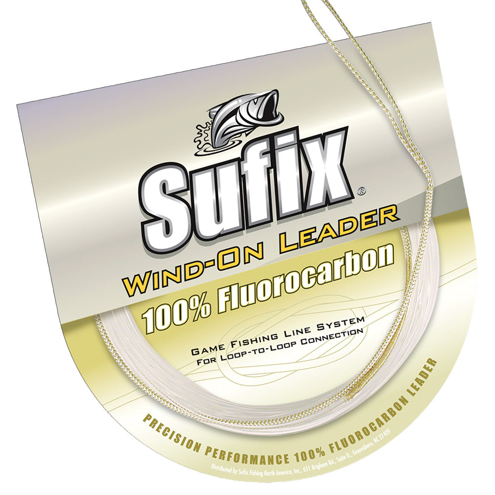 Sufix Wind-On 100% Fluorocarbon Leader - Clear