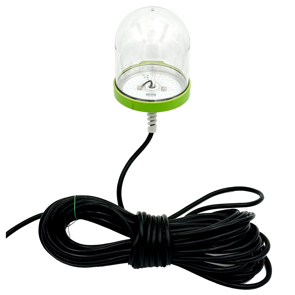 Hydro Glow SF200 200W LED underwater dock light with 50-foot cord in green and blue