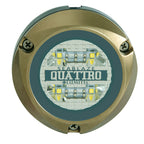 Lumitec Zambezi Quattro surface mount underwater light for pontoon boats and aluminum skiffs