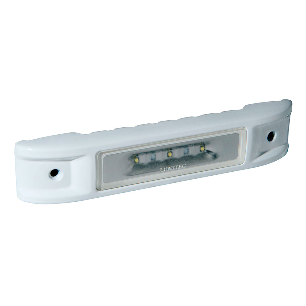 Lumitec Ibiza LED engine room light blue white dimming white finish 1000 lumens IP67