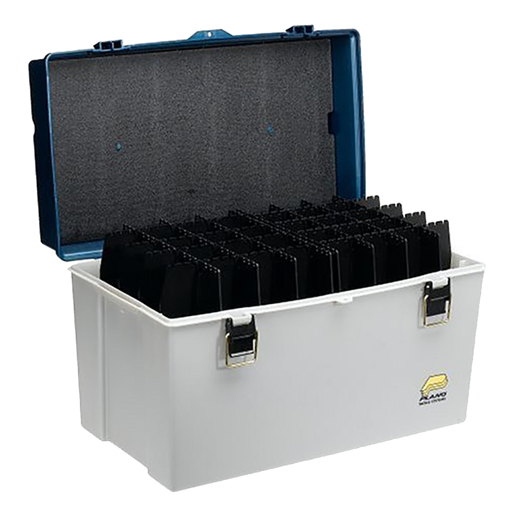 Plano Big Game Tackle Box Silver Blue Metallic 21.5x13x12.5 inch large lure storage