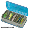 Plano Double-Sided Tackle Organizer Small in Silver and Blue, 13 fixed compartments, 7x4.13x1.88 in.