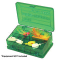 Plano Pocket Tackle Organizer green DuraView double-sided 14-compartment small bait storage box