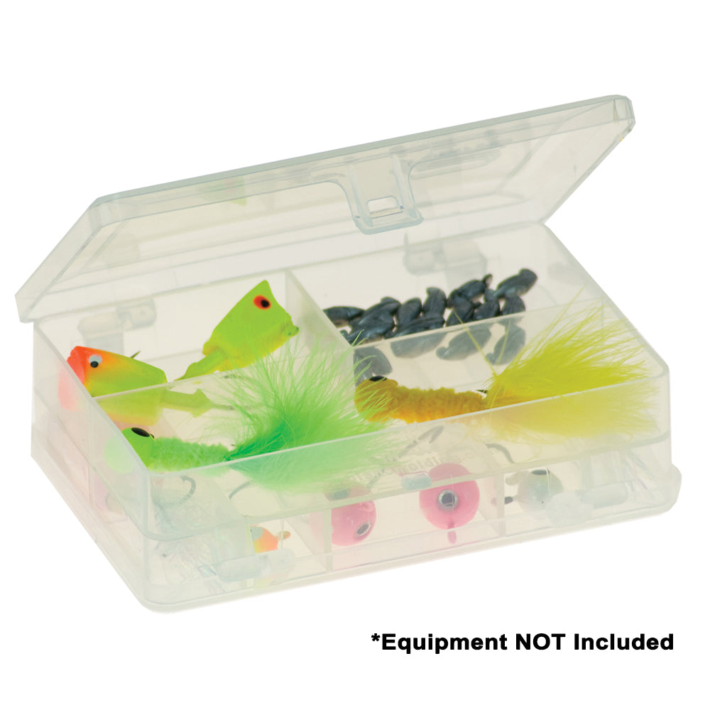 Plano Clear Pocket Tackle Organizer with 14 fixed compartments, double-sided, 4.5x3x1.25 inches