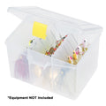Plano ProLatch Spinnerbait Organizer clear case holding 22 spinnerbaits with secure ProLatch closure