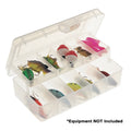 Plano One-Tray Tackle Organizer Small in clear with 10 fixed compartments and cantilevered tray