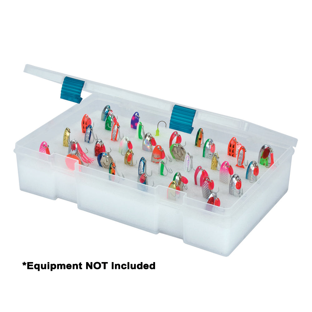 Plano ProLatch® Clear Spoon Box, holds 39 spoons, foam padding, 14x9.13x3.25 in.