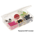 Plano clear six-compartment tackle organizer, 4.63x2.88x1 in., secure latch lid