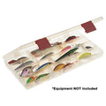Plano ProLatch Thin Stowaway 3600 clear tackle storage tray with adjustable compartments