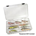 Plano Deep Hydro-Flo Stowaway 3700 Clear tackle tray with adjustable compartments and Hydro-Flo drying holes