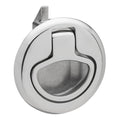 Whitecap stainless steel non-locking slam latch with ring pull