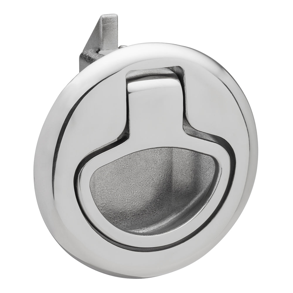 Whitecap stainless steel non-locking slam latch with ring pull
