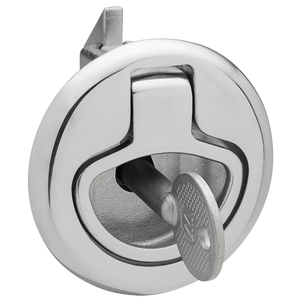 Whitecap slam latch 316 stainless steel locking ring pull for marine hatches