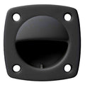 Whitecap Small Black Nylon Flush Pull 2-1/4 inch flush-mount hatch pull