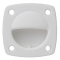 Whitecap Small White Nylon Flush Pull 2-1/4 inch marine hatch hardware