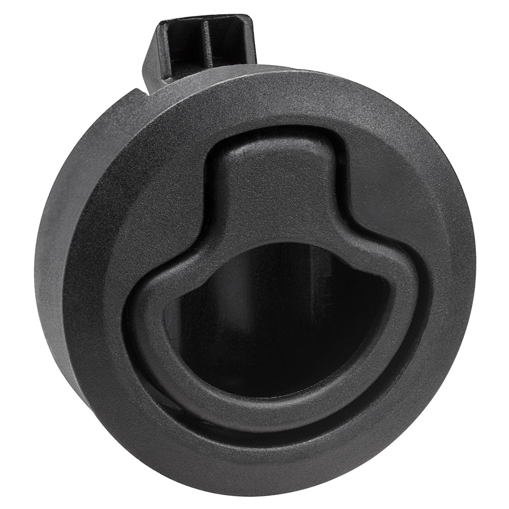 Whitecap Mini Ring Pull Non-Locking Nylon Slam Latch in Black