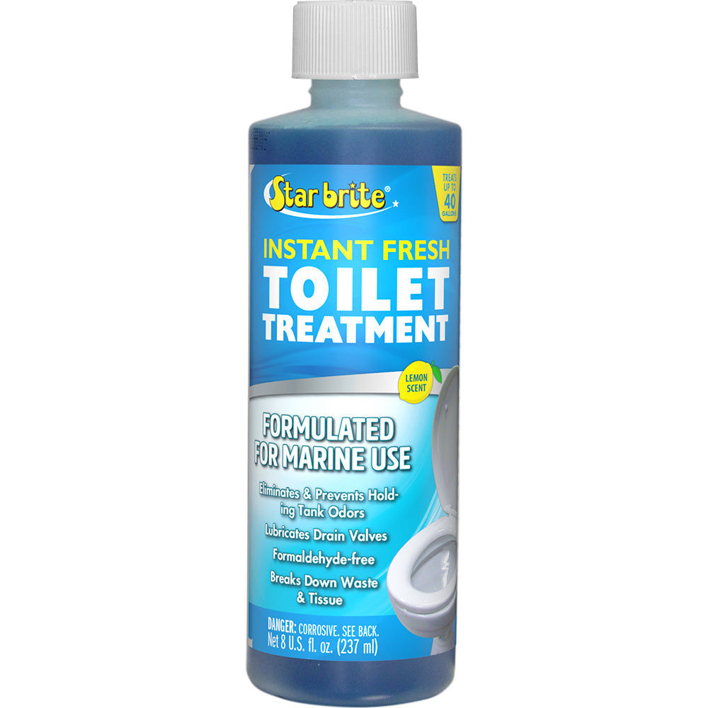 Star brite Instant Fresh Lemon Scent Toilet Treatment 8 oz bottles 6-pack for marine and RV holding tanks