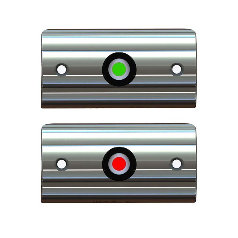 TACO Marine rub rail mounted LED navigation lights port red and starboard green for boats up to 30 feet