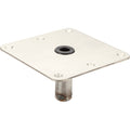 Attwood SWIVL-EZE SP-67739-T 7x7 zinc-plated steel Lock'N-Pin 3/4 inch boat seat pin base
