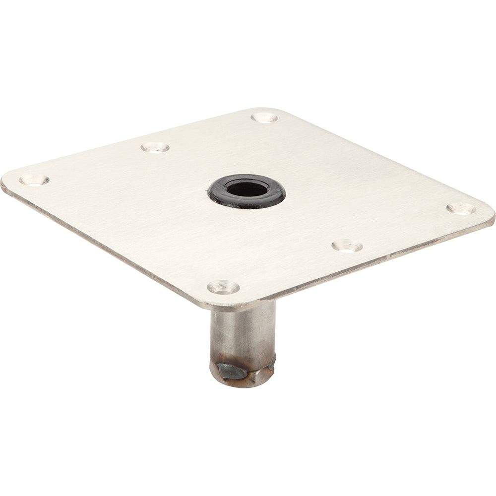 Attwood SWIVL-EZE SP-67739-T 7x7 zinc-plated steel Lock'N-Pin 3/4 inch boat seat pin base