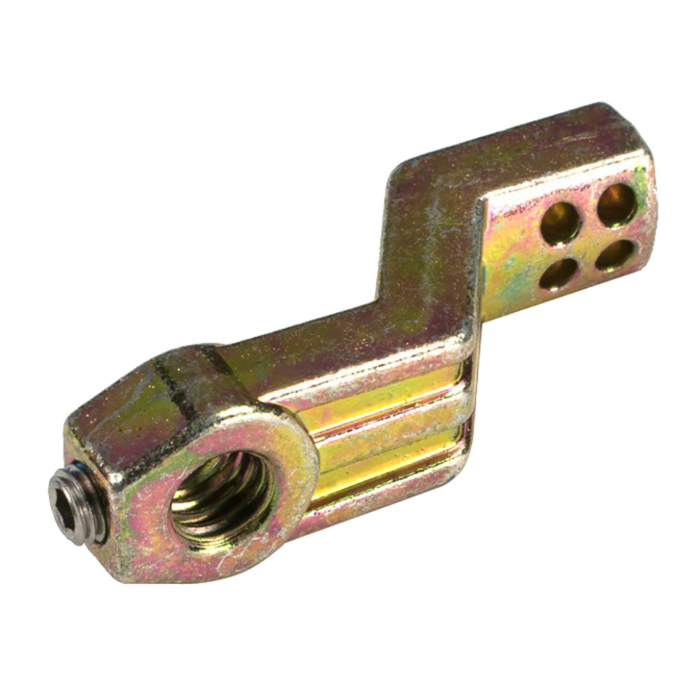 Whitecap 2-1/4 inch zinc offset short cam bar with 3/8 inch metric thread shaft