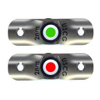 TACO Marine rub rail mounted LED navigation light set port and starboard pair stainless steel