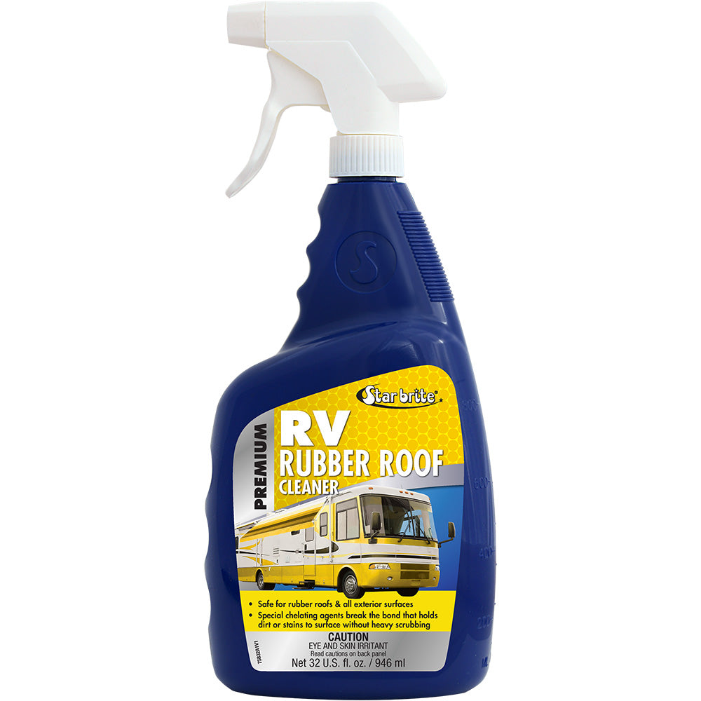 Star brite Premium RV Rubber Roof Cleaner 32 oz spray bottle for rubber fiberglass and painted RV roofs