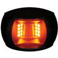 Hella Marine NaviLED Compact 2nm Towing Navigation Lamp with black shroud and pre-wired marine cable