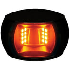 Hella Marine NaviLED Compact 2nm Towing Navigation Lamp with black shroud and pre-wired marine cable