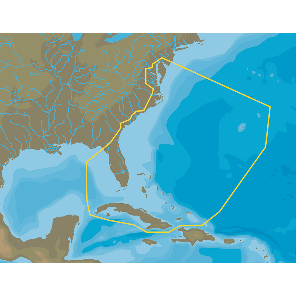 C-MAP 4D NA-D063 Chesapeake Bay to Cuba - microSD™/SD™
